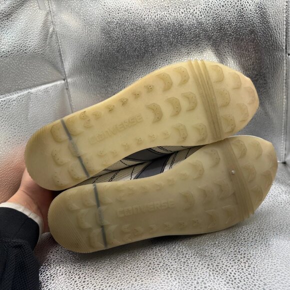 Size M11/W12.5 Converse x Vince Staple Thunderbolt White Unisex Shoes 163895C - Picture 10 of 10